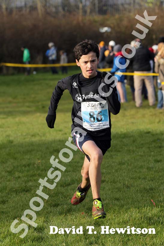 Blue 86 boys 2012 North East Championships, Summerhill Country Park, Hartlepool.